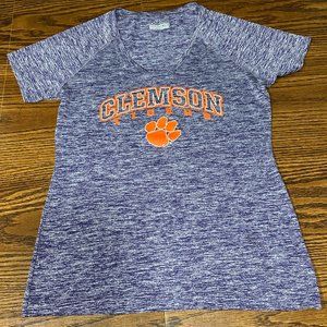 Clemson Tigers Short Sleeve Under Armor Heat Gear Shirt